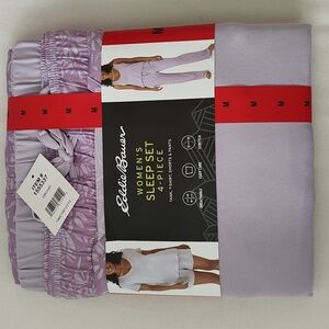 New Eddie Bauer Lavender Pajama Set Size M